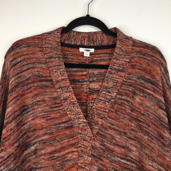 Pure Jill J.Jill Space Dyed V Neck Short Sleeve Sweater Size MP - Picture 2 of 12